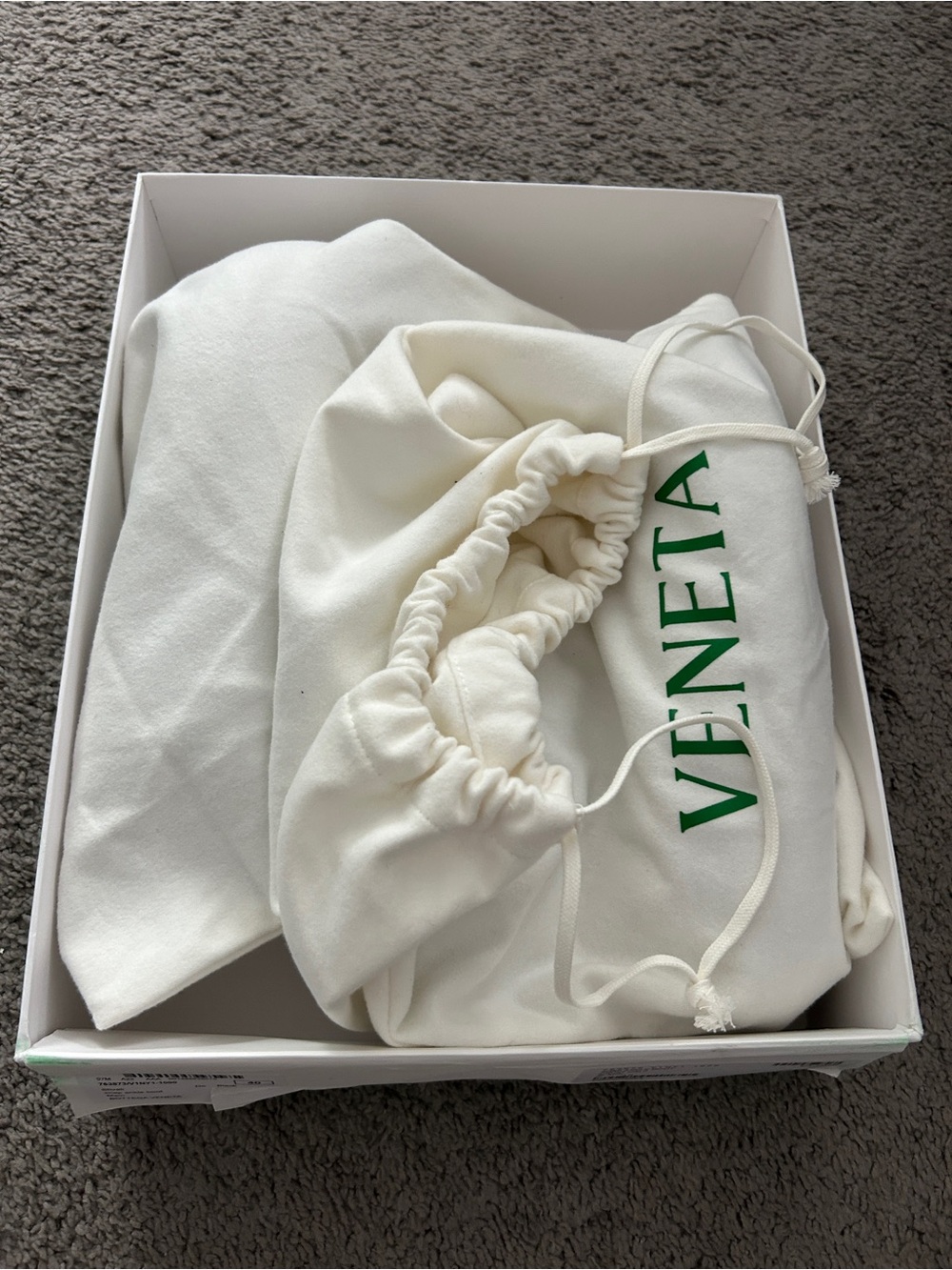 Bottega Veneta Black Suede Logo Ankle Boot on Green Box - Picture 2 of 12